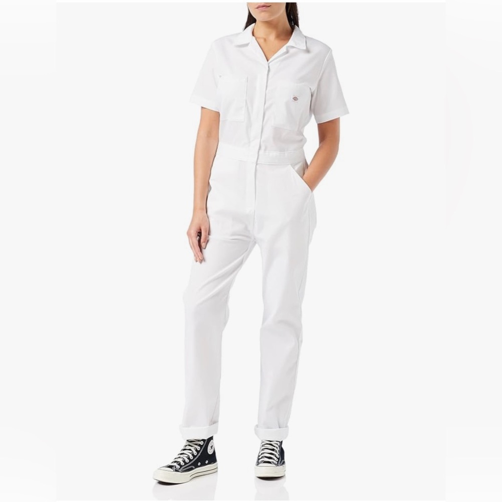 Dickies White Short Sleeve Coverall